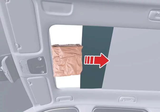 Kia Sorento sunroof automatic safety reversal mechanism detecting obstruction path