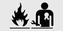 R-1234yf ecological refrigerant warning and certification symbol for the Kia Sorento A/C system