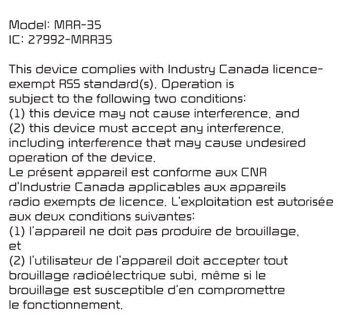 ISED compliance regulatory certificate for Kia Sorento front radar radio frequency modules in Canada
