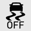 ESC OFF status icon on a Kia Sorento display cluster