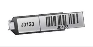 Kia Sorento key identification code metal tag detail