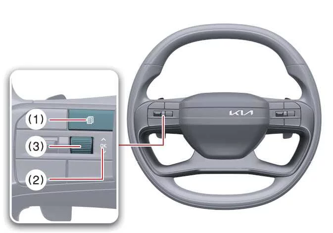 Kia Sorento instrument cluster LCD display overview panel