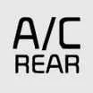 Dedicated 3rd row air conditioning control button on the Kia Sorento