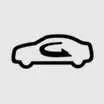 Fresh air mode button indicator on the Kia Sorento console