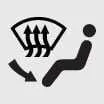 Kia Sorento system operation defrost and floor heating mode icon