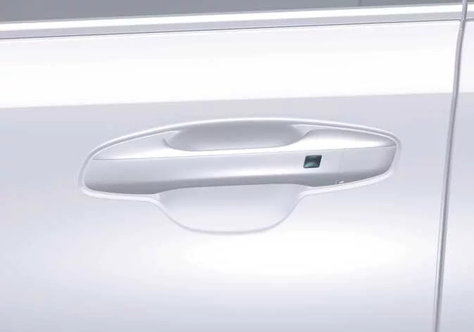 Kia Sorento smart key door handle lock button operation