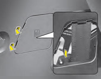 If the fuel filler lid does not open using the remote fuel filler lid release,