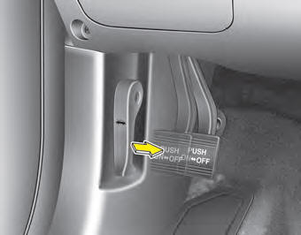 Check whether the stroke is within specification when the parking brake pedal