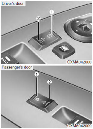 Operate by pressing the central door lock switch.